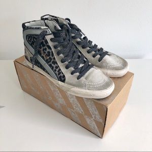 Golden Goose Leopard Slides